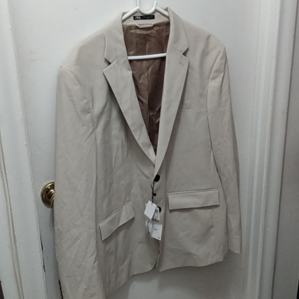 Zara straight suit jacket
